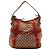Gucci Hobo-Bag aus Monogramm-Canvas und Leder Braun