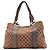 Bamboo Borsa a tracolla Gucci Monogram Canvas Marrone