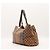 Bamboo Borsa a tracolla Gucci Monogram Canvas Marrone - vista 2