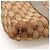 Bamboo Borsa a tracolla Gucci Monogram Canvas Marrone - vista 8