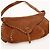 Chloé Bolsa de ombro em camurça com tachas Marrom - vista 6