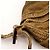 Borsa Baguette Fendi Zucca in velluto a coste marrone - vista 10