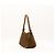 Borsa Baguette Fendi Zucca in velluto a coste marrone - vista 4