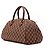 Borsa a mano Louis Vuitton Speedy 30 Damier Ebene Canvas Marrone - vista 2