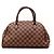 Borsa a mano Louis Vuitton Speedy 30 Damier Ebene Canvas Marrone - vista 3