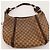 Borsa Hobo Gucci in tela monogram Marrone Monogramma - vista 6