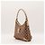 Borsa a tracolla Gucci Monogram Canvas Marrone Beige - vista 2