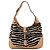 Gucci Schultertasche mit Zebra-Print Braun Zebra-druck