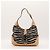 Gucci Schultertasche mit Zebra-Print Braun Zebra-druck - Ansicht 3