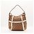 Borsa Hobo Gucci in tela monogram Marrone Beige - vista 3