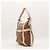 Borsa Hobo Gucci in tela monogram Marrone Beige - vista 4