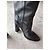 Autre Marque Saint Laurent Kate Lederstiefeletten Schwarz - Ansicht 5