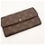 Portafoglio lungo Louis Vuitton Monogram Canvas Marrone - vista 5