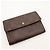 Cartera tri-fold Louis Vuitton Monogram Canvas Castaño - vista 5