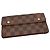 Cartera Sarah Louis Vuitton en lona Damier Ebene Castaño - vista 2