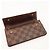Cartera Sarah Louis Vuitton en lona Damier Ebene Castaño - vista 6