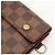 Cartera Sarah Louis Vuitton en lona Damier Ebene Castaño - vista 7
