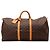Mala de viagem Louis Vuitton Keepall 55 Monogram Canvas Marrom Monograma