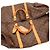 Mala de viagem Louis Vuitton Keepall 55 Monogram Canvas Marrom Monograma - vista 11