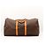 Mala de viagem Louis Vuitton Keepall 55 Monogram Canvas Marrom Monograma - vista 3