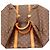 Mala de viagem Louis Vuitton Keepall 55 Monogram Canvas Marrom Monograma - vista 6