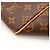 Mala de viagem Louis Vuitton Keepall 55 Monogram Canvas Marrom Monograma - vista 9