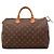 Borsa a mano Louis Vuitton Speedy 30 Monogram Canvas Marrone Monogramma