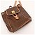 Céline Sac à dos Celine Triomphe Canvas Marron - vue 6