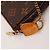 Bolsa Pochette Accessoires em canvas Monogram Louis Vuitton Marrom Monograma - vista 7