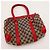 Bolso Boston Monogram Gucci Roja Beige - vista 6