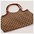 Bamboo Sac à main Gucci Monogram avec anse en bambou Marron Monogramme - vue 6