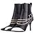 Botines de tacón Chelsea Dior by Galliano SS04 ‘D´Trick’ con banda de perlas Negro