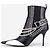 Botines de tacón Chelsea Dior by Galliano SS04 ‘D´Trick’ con banda de perlas Negro - vista 5
