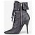 Botines de tacón con cremallera Balmain by Decarnin x Giuseppe Zanotti 2010s Negro - vista 3