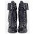 Botines de tacón con cremallera Balmain by Decarnin x Giuseppe Zanotti 2010s Negro - vista 5