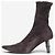 Bamboo Botines de ante con tacón de bambú Gucci by Tom Ford SS02 Castaño - vista 3