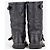 Botas Moto Biker Acolchoadas Chanel by Karl Lagerfeld 2010s Preto - vista 6