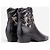 Autre Marque Saint Laurent by Anthony Vaccarello SS17 Python Western Cowboy Ankle Boots Black - view 2