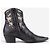 Autre Marque Saint Laurent by Anthony Vaccarello SS17 Python Western Cowboy Ankle Boots Black - view 4