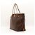 Bolso Tote Louis Vuitton Monogram Neverfull MM Castaño Monograma - vista 2