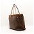 Bolso Tote Louis Vuitton Monogram Neverfull MM Castaño Monograma - vista 4