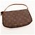 Bolsa Louis Vuitton Monogram Pochette Accessoires Marrom Monograma - vista 5