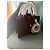 Sandro Bordeaux Leather Tote Bag with Drawstring Dark red - view 3