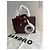 Sandro Bordeaux Leather Tote Bag with Drawstring Dark red - view 4