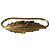 Autre Marque Brazalete Cuff Hoja Dorada LeiVanKash Colección Totem Dorado