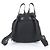 Zaino Prada in nylon Tessuto con logo triangolare in pelle Nero - vista 3