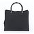 Borsa Tote Gucci in pelle nera e nylon Nero - vista 3