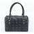 Borsa Mini Boston MCM Visetos in pelle Marrone Nero - vista 3