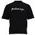 Everyday T-shirt Balenciaga Script Logo in cotone nero