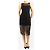 Reformation Ärmelloses Midi-Kleid in Schwarz - Größe UK 10 - Ansicht 3